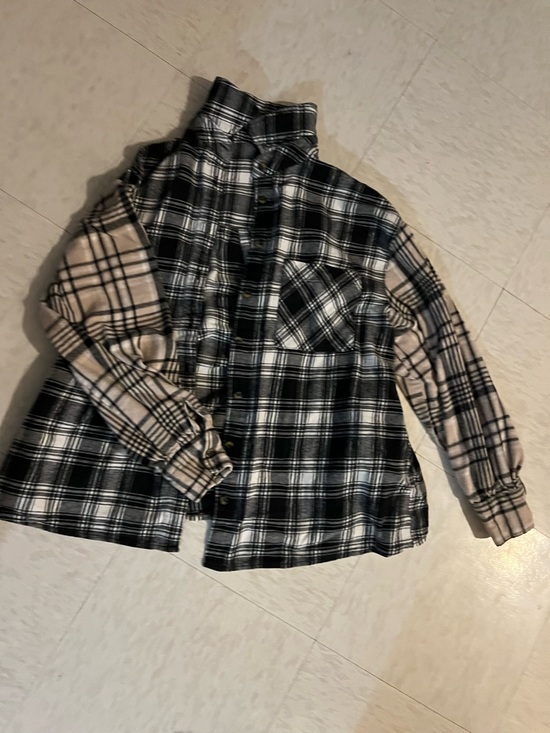 Ardene Tops - Ardene Two Tone Button Up